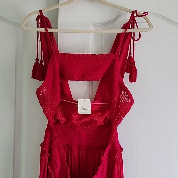 π FREE PEOPLE Santa Maria Maxi XL Love Potion bright pink - Picture 13 of 16